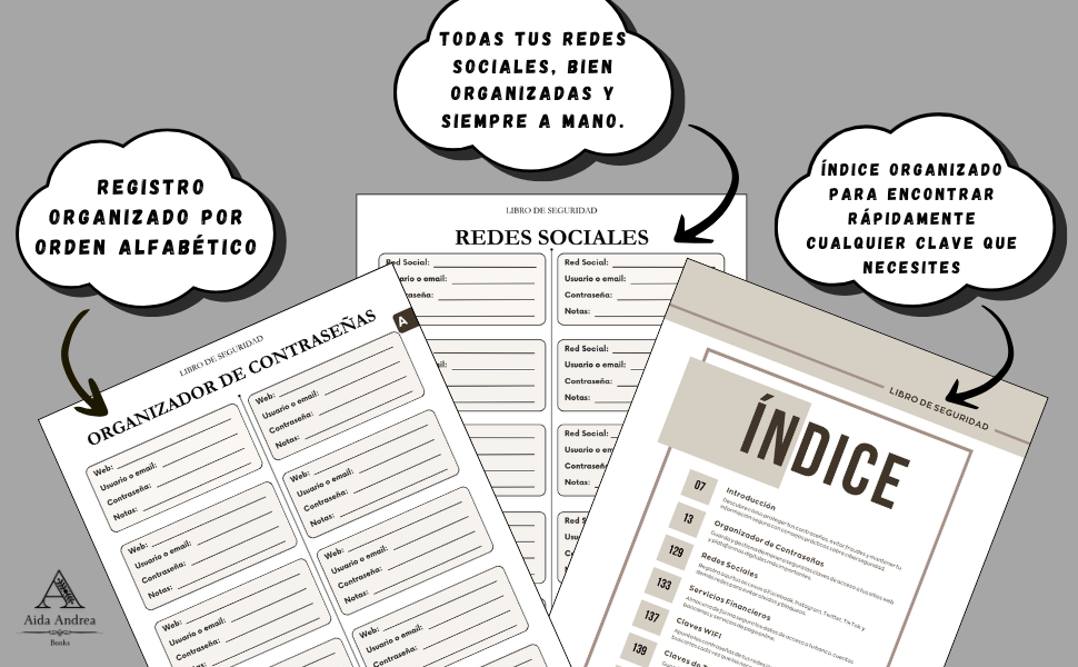 Cuaderno de contraseñas